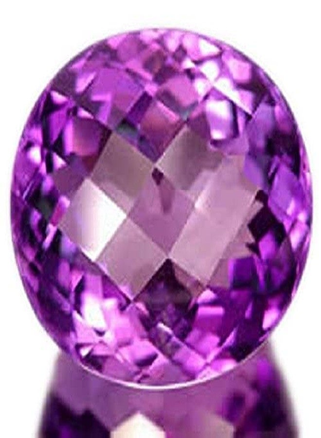 GEMS RIVER 3.25 Ratti 2.25 Carat Amethyst Stone Original Certified with Lab Report Certificate Natural Katela/kathela/Jamunia Stone for Men & Women (A380) - Image 1