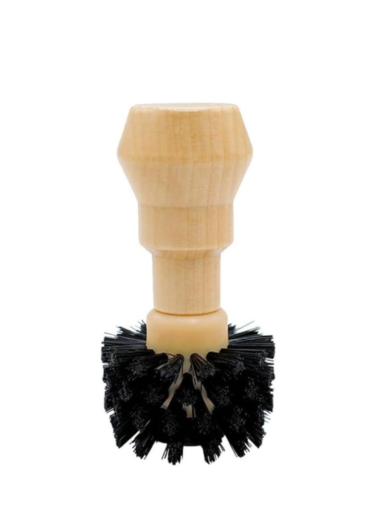 Oasisgalore 58mm Coffee Portafilter Cleaning Brush, Wood Coffee Machine Brush, Coffee Accessories Cleaner. - Image 1