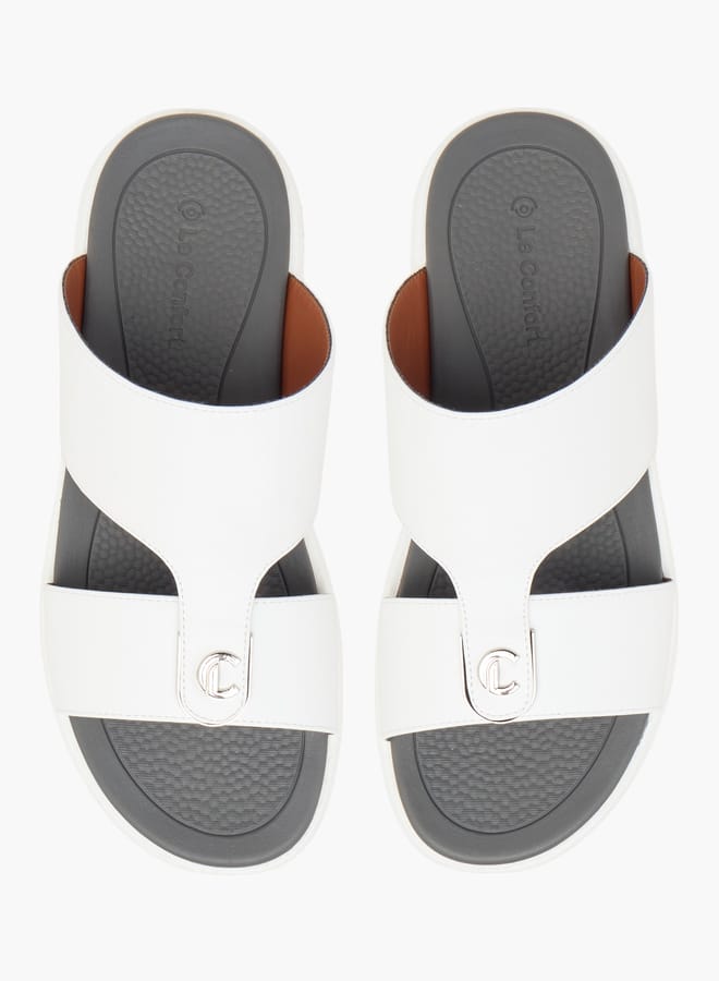 Le Confort Men Cutout Detail Slip-On Arabic Sandals - Image 2