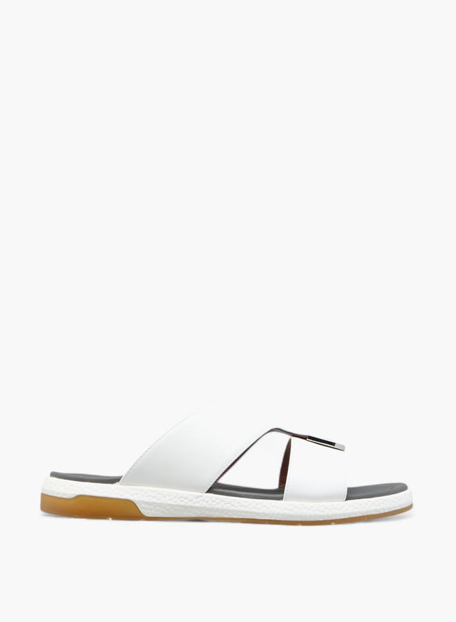 Le Confort Men Cutout Detail Slip-On Arabic Sandals - Image 1