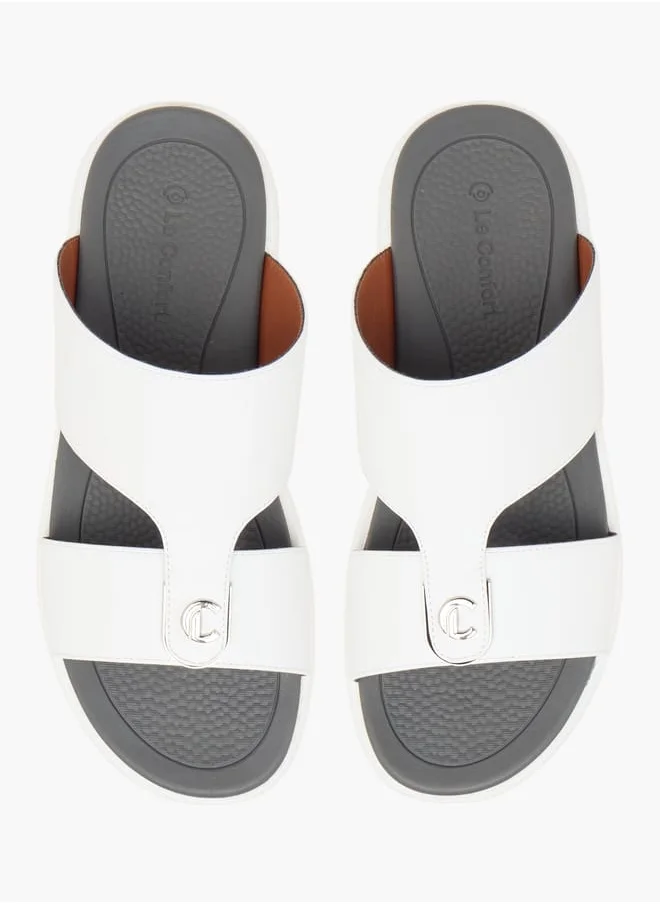 لو كونفورت Men Cutout Detail Slip-On Arabic Sandals