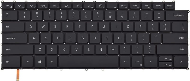 SUNMALL Backlit Replacement Keyboard Compatible with Dell XPS 15 9500 P91F 9510 9520 XPS 17 9700 P92F 9710 9720, Precision 5550 5560 5570 5750 5760 5770 with Backlight - Image 3