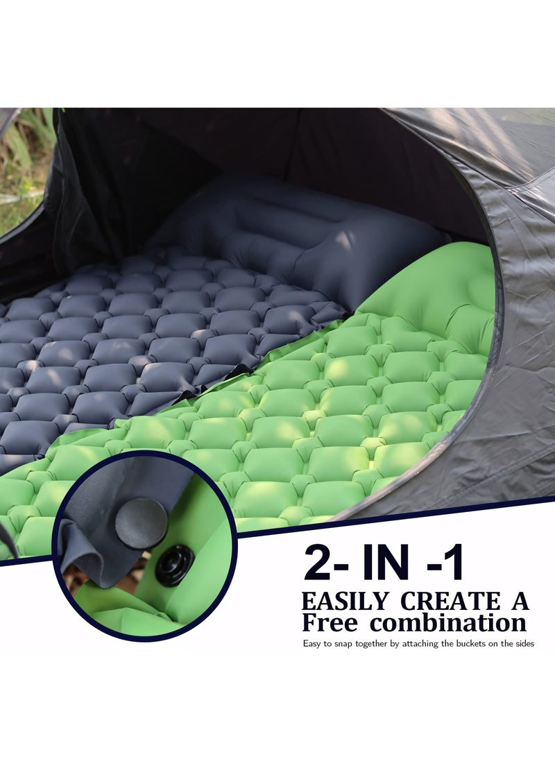 Generic Camping Mattress Sleeping Mat, Ultralight Inflatable Camping Sleeping Pad with Built-in Foot Pump, Hiking Mat Camping Bed Air Mattress for Camping & Hiking Equipment  - Image 5