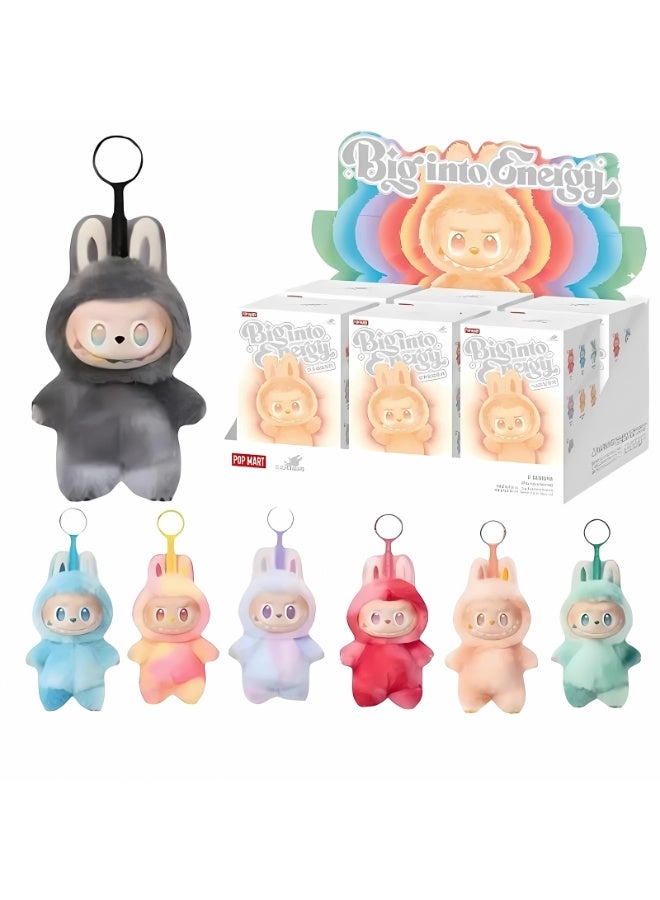 LABUBU The Monsters Big into Energy Series-Vinyl Plush Pendant Blind Box 6PCs Blind Box Figures, Random Design Action Figures Collectible Toys Home Decorations (Whole Set) - Image 1
