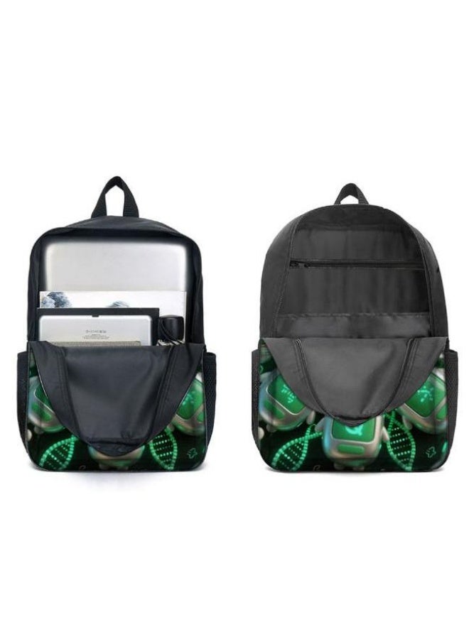 Bright Li Fire Unlock the new way of playing in fashion! Three-piece bag set, cartoon design to capture the hearts of children and teenagers (students, children, friends can be used for outings, mountain climbing, schooling, etc.)  - Image 4