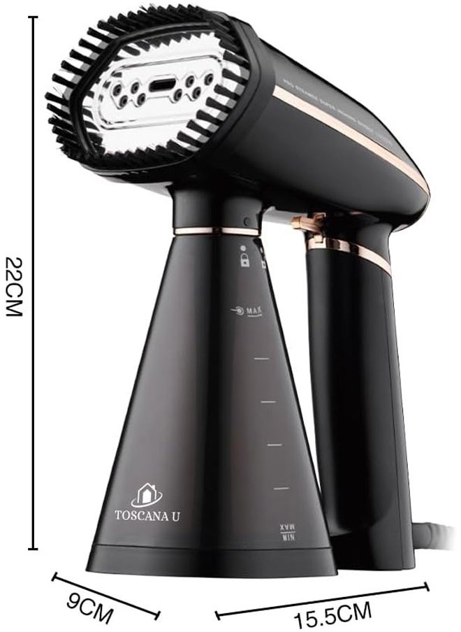 TOSCANA U - 350ml 1600W Garment Steamer Portable and lightweight with a large water tank - Image 1