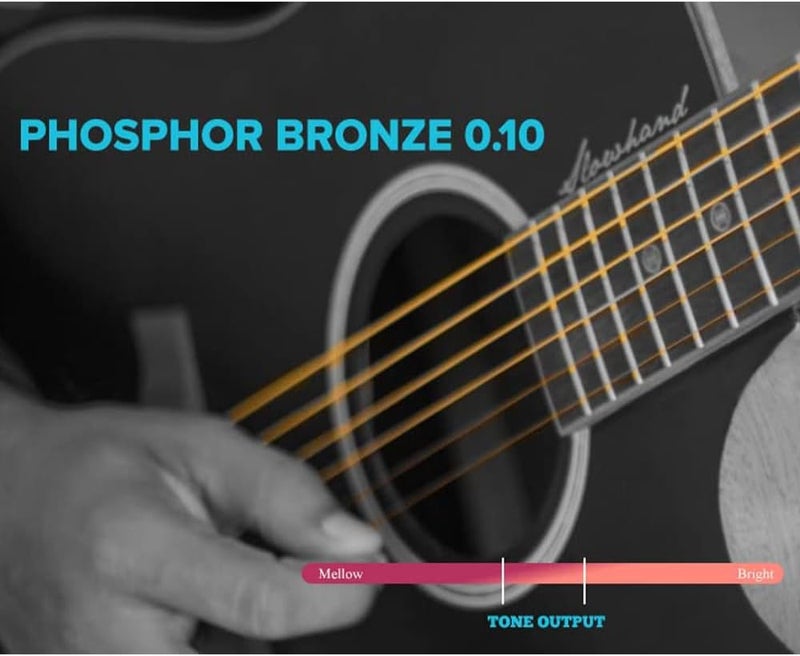 Kadence Multi-market matching options Kadence Acoustic Guitar String Phoshphor Bronze 0.011 STR-PHB Odor free color - Image 1
