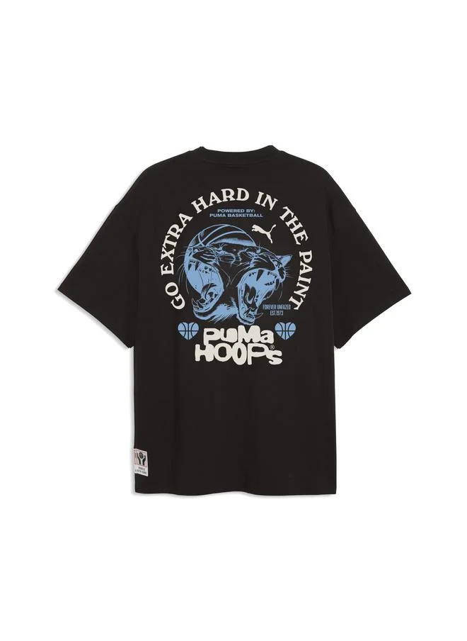 Puma PUMA Black What The Fun Oversized Basketball Tee Men for Men | Best Price UAE