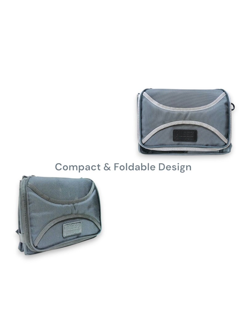 kleez Insulated Lunch Bag – Reusable Food Carrier with Leakproof Lining & Thermal Insulation – Durable, Lightweight & Portable for Work, School & Travel – Foldable after Use Medium Size  - Image 2