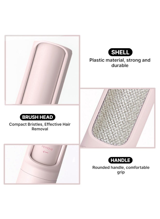 Wildkind Reusable Pet Hair Remover Brush - Dog Cat Lint Cleaner Roller for Sofa Carpet Bedding Clothing - Portable Eco-Friendly Tool – Pink - Image 4