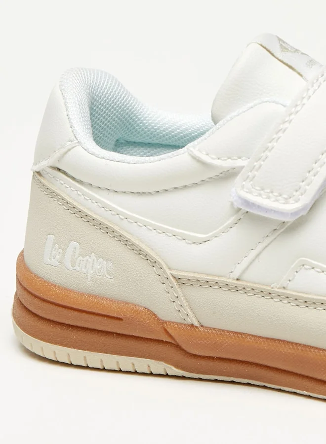 Lee Cooper Boys Casual Sneakers With Hook And Loop Closure