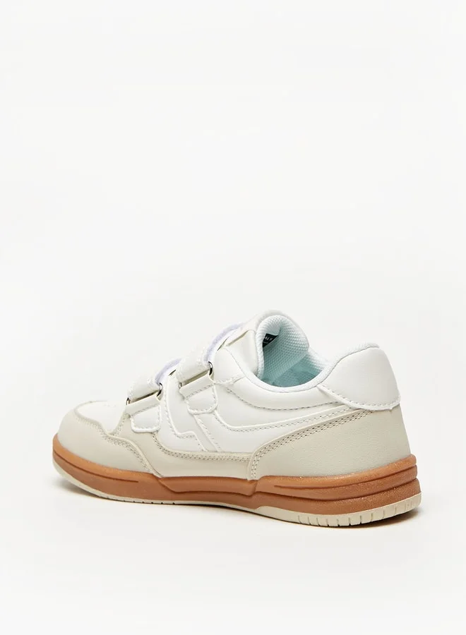 Lee Cooper Boys Casual Sneakers With Hook And Loop Closure