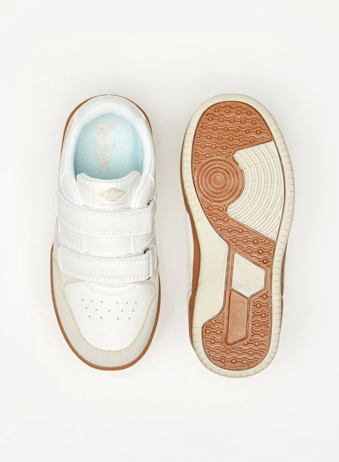 Lee Cooper Boys Casual Sneakers With Hook And Loop Closure