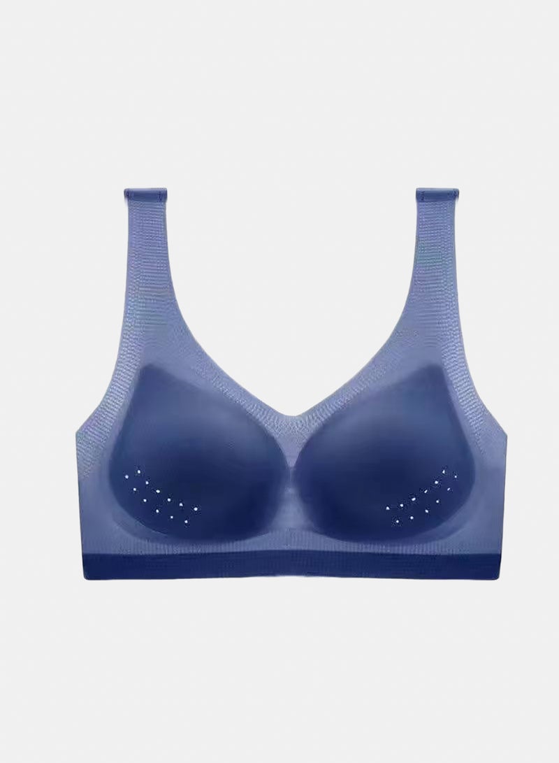 Seamless Wireless Bra for Women, Breathable Padded Bra with Removable Cups, Full Coverage Comfort Bra, Stretchy Soft Support, Everyday Wear, Plus Size Friendly - Image 2