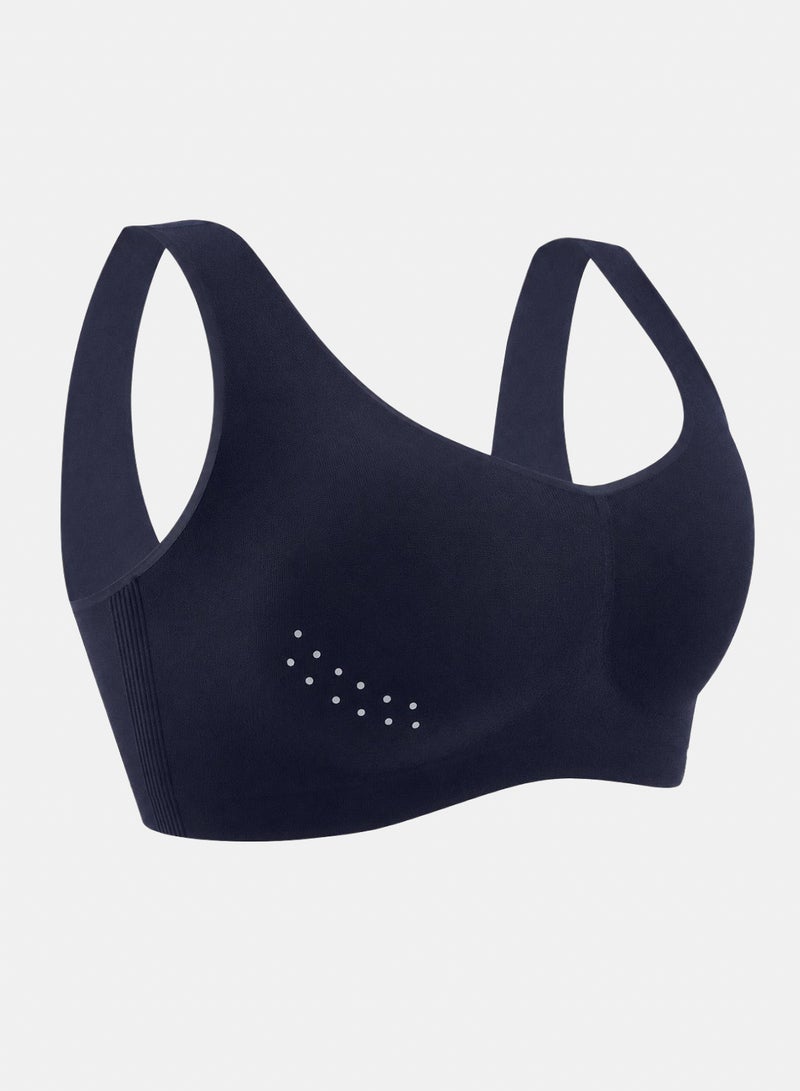 Seamless Wireless Bra for Women, Breathable Padded Bra with Removable Cups, Full Coverage Comfort Bra, Stretchy Soft Support, Everyday Wear, Plus Size Friendly - Image 1