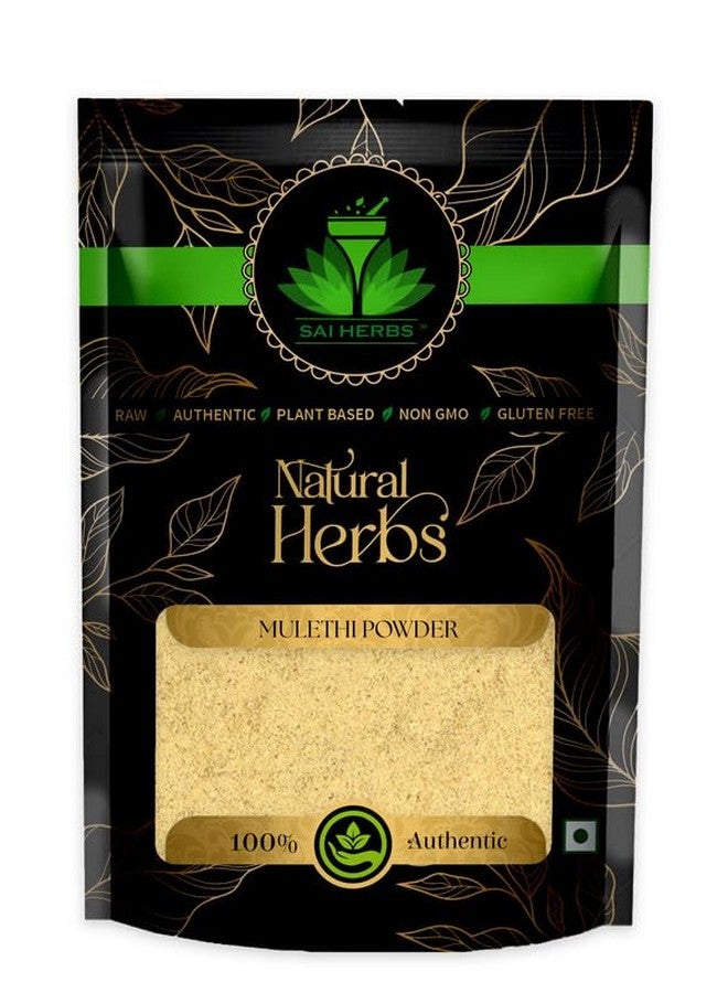 SAI HERBS Mulethi Powder | Mulathi, Licorice, Glycyrrhiza, Yashtimadhu, Jeshthamadha Powder | Edible | For Hair and Skin care | Pure & Natural (1 KG) - Image 1