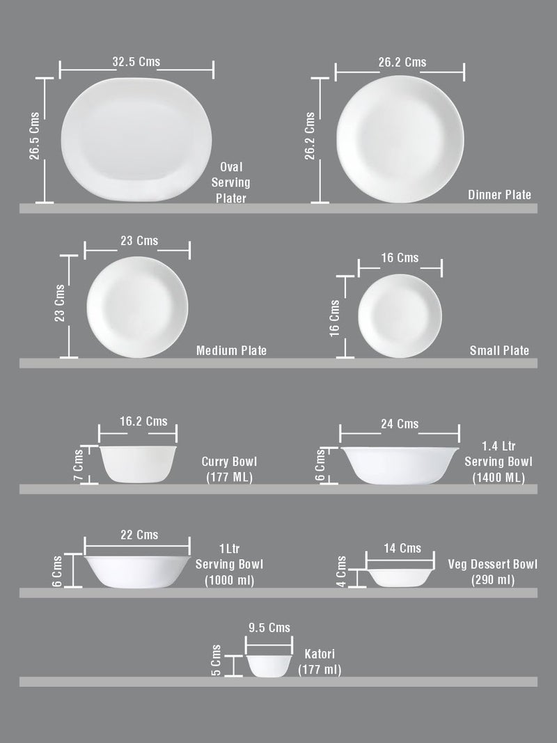 CORELLE Livingware Plus Green Delight 177ml Katori Pack of 4 - Image 5