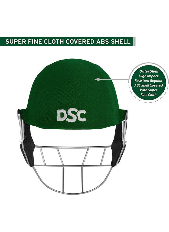 DSC - SCUD Cricket Helmet | Size: Large | For Men & Boys | Fixed Spring Steel Grill | Adjustable Back Support Strap | Removable and washable sweatband | Lightweight - Image 1