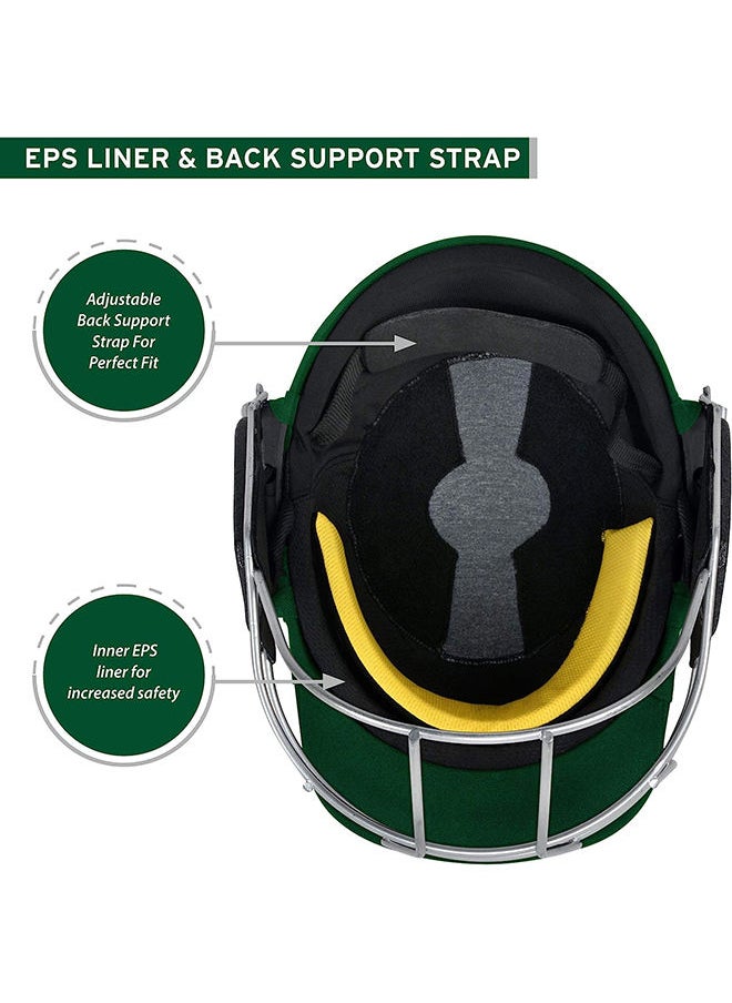 DSC - SCUD Cricket Helmet | Size: Large | For Men & Boys | Fixed Spring Steel Grill | Adjustable Back Support Strap | Removable and washable sweatband | Lightweight - Image 1