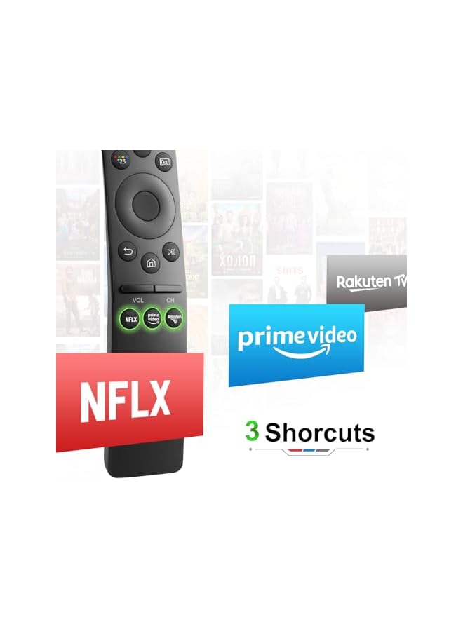 The Bros Universal Remote Control for Samsung TV Replacement Remote Control for Samsung TV QLED UHD SUHD HDR LCD LED HDTV Frame Curved 4K 8K 3D Smart TVs - Image 5