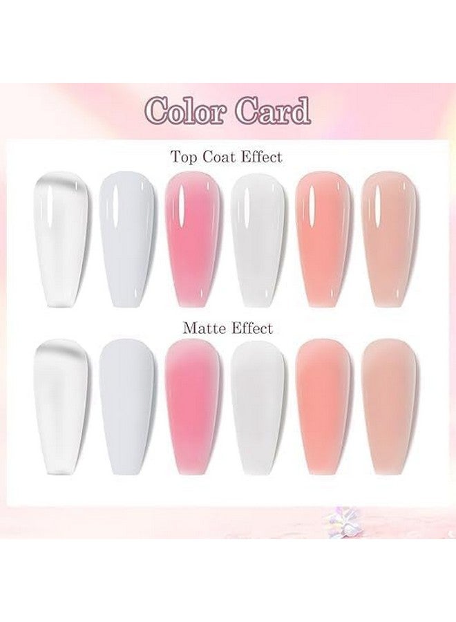 PEACORA Nail Poly Gel Extension Kit for Builder Gel UV Nail Art Kit Nail Extension Set, All-in-One Kit for Beginners Nail Art DIY at Home (12 Items in the set) - Image 5