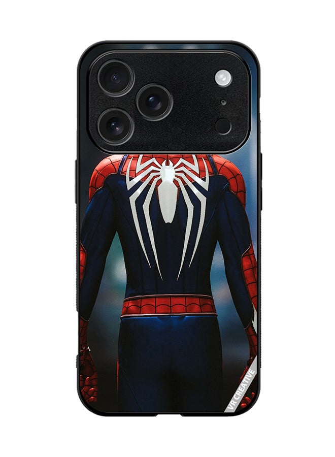 VR CREATIVE Protective Case Cover For Apple iPhone 17 Pro Spiderman Back Design Multicolour