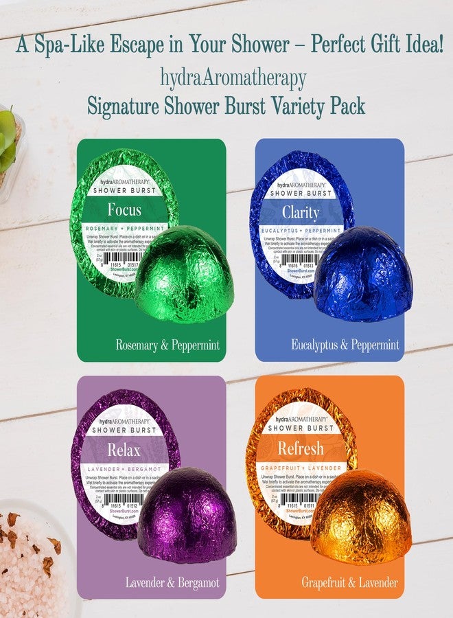 hydraAromatherapy Signature Shower Burst Variety Pack - Image 3