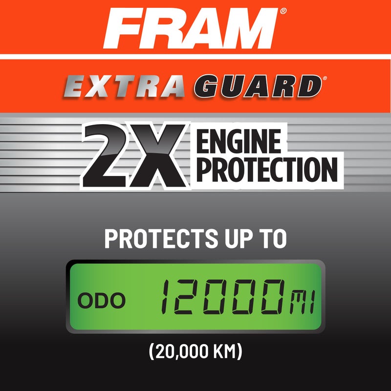 FRAM Extra Guard CA4309 Replacement Engine Air Filter for Select Infiniti, Nissan, Saab and Subaru Model Years, Provides Up to 12 Months or 12,000 Miles Filter Protection - Image 3
