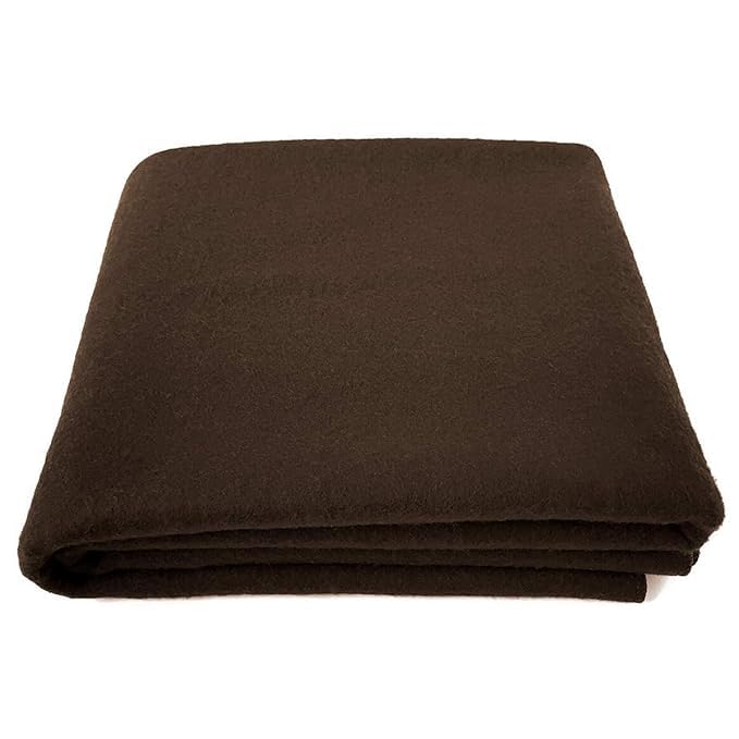 Purav Light Singal Bed Fleece Blanket Soft, Lightweight,Woolen, Winter & Traveling Blanket Ideal AC & All-Season Polar Fleece- 60 X 90- Pack of 5, Coffee - Image 1