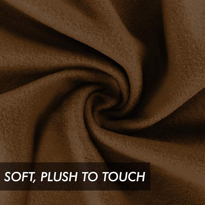 Purav Light Singal Bed Fleece Blanket Soft, Lightweight,Woolen, Winter & Traveling Blanket Ideal AC & All-Season Polar Fleece- 60 X 90- Pack of 5, Coffee - Image 2