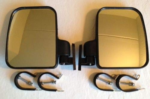 Maverick Advantage Side View Mirror Set for Kawasaki Mule FXT line, Heavy Duty, Large Size - Image 3