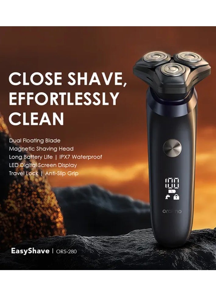 Oraimo Electric Razor EasyShave Cordless Multi-Functional - Black