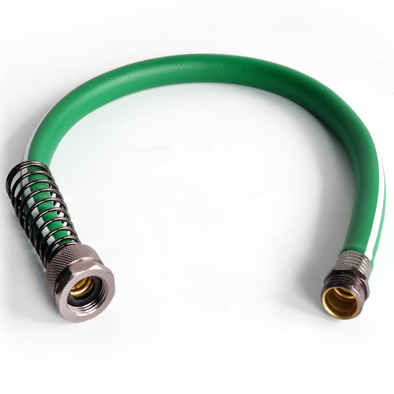 Sunifier Short Garden Hose 3 ft 6ft 8 ft 10 ft â€“ Hybird Leader Water Hose - Small Garden Hose Extension, Flexible Hose Extender for Lawn Watering, Car Washing - Burst 500 Psi (Green, 3 FT) - Image 1