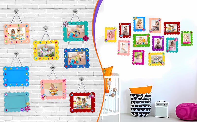 SILLYME 25pcs Cute Wooden Photo Frame for Return Gifts Birthday Party - Return gift for kids birthday party in bulk for girls boys - birthday return gift for kids age 6-10 6-12 years - Image 5