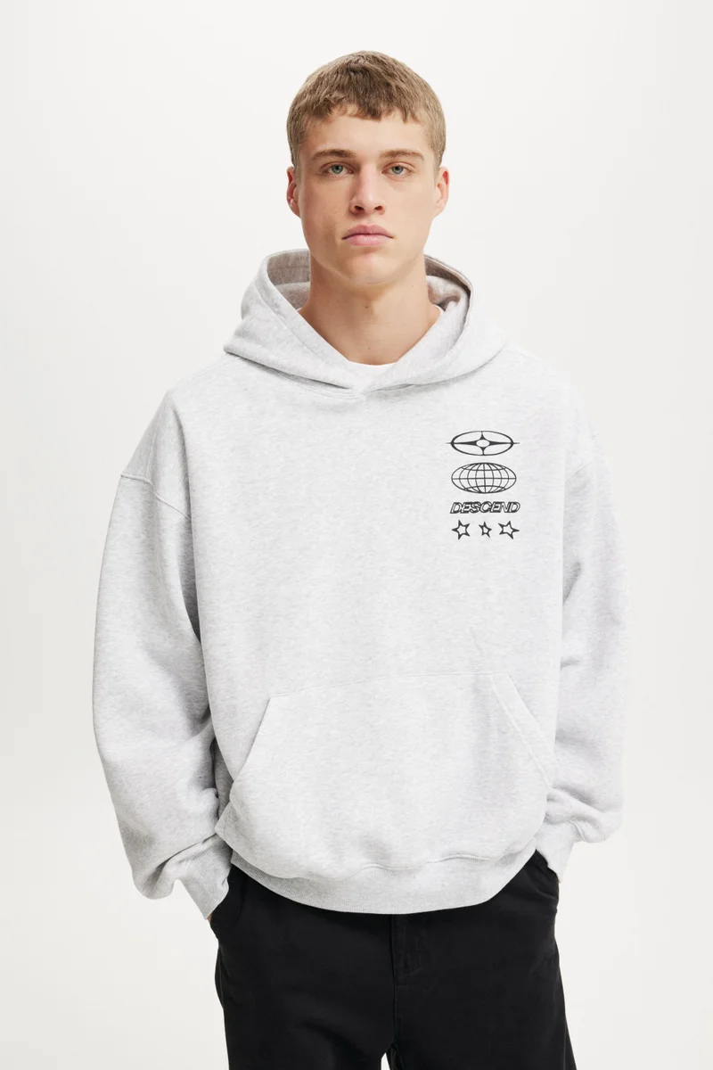 Cotton On BOX FIT GRAPHIC HOODIE