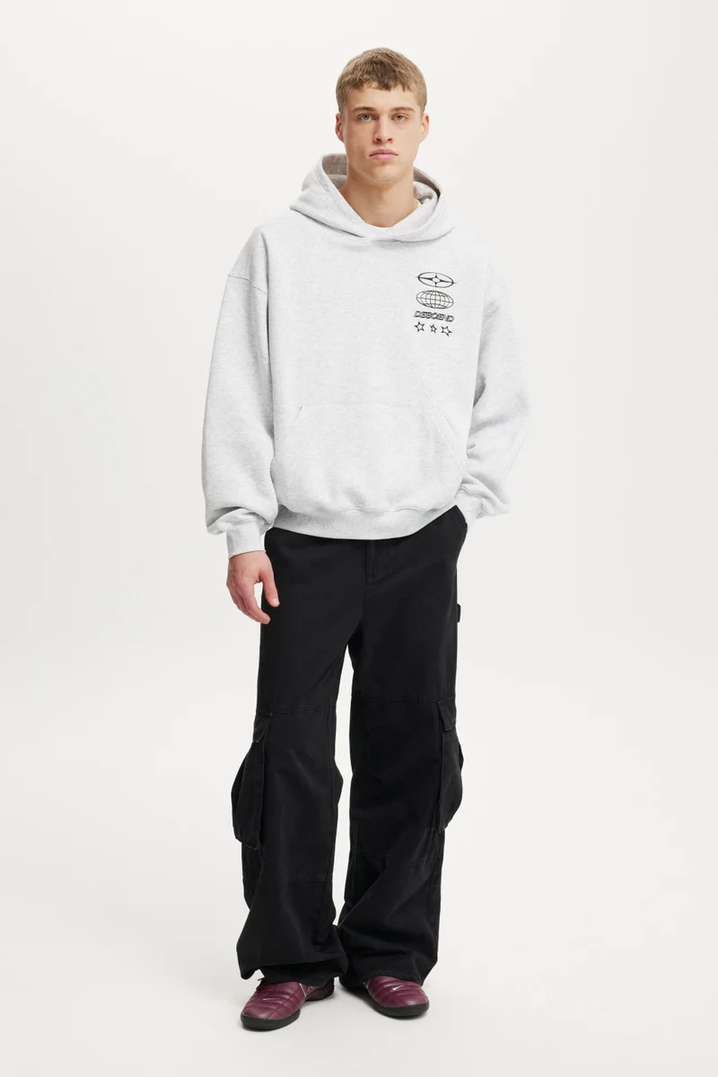 Cotton On BOX FIT GRAPHIC HOODIE