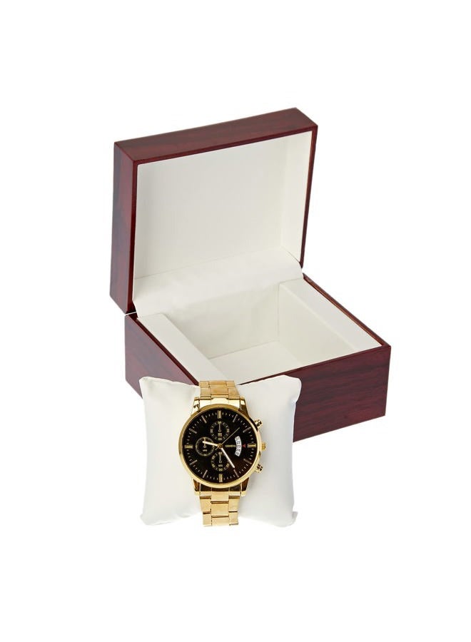 LETURE Wooden Single Watch Cases for Men Women, Wood Wrist Watch Bangle Gift Box with Pillow - Image 2