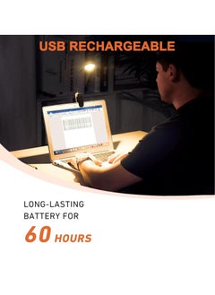 Necomi Reading Light with Clip, 12 LED Lamp, 3 Color Temperatures, Lightweight Reading Lights for Books in Bed, Up to 60 Hours Eye-Friendly Lighting  - Image 4