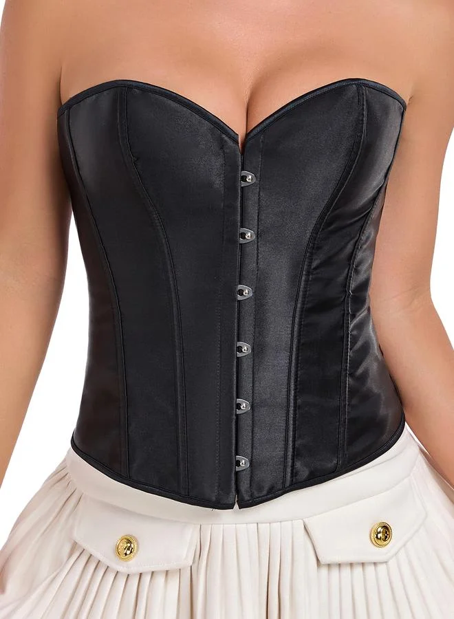 تايك تو Tie-Up Back Body Corset Shaping Top