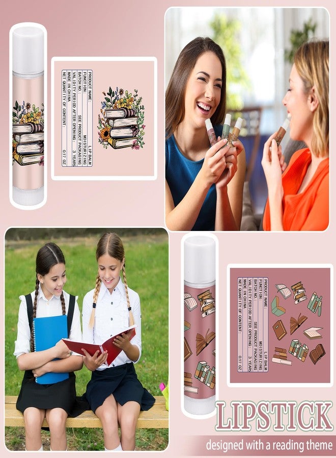 Leelosp 25 Pack Book Club Lovers Gifts Bulk Bookish Lip Balms Party Supplies Reading Accessories Librarian Bookworms Readers Gifts for Women Men Coworker Employee Teachers Students - Image 4