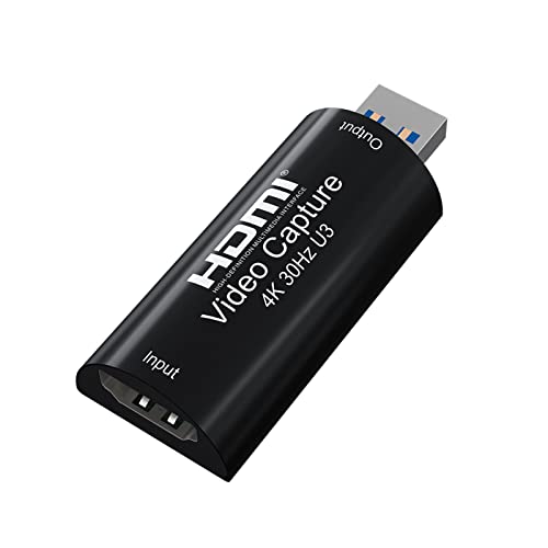 BIFALE 4K HDMI Video Capture Card, BIFALE (Full 1080P 60FPS Output) USB 3.0 Game Capture Card for Gaming, Recording or Live Streaming Broadcasting and More - Image 1