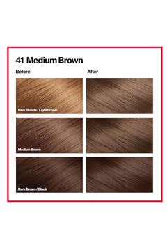Revlon Revlon ColorSilk with Keratin Beautiful Color Medium Brown Nos. 41  - Image 4