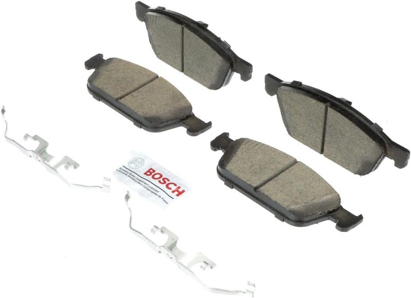 BOSCH BC1645 QuietCast Premium Ceramic Disc Brake Pad Set - Front for Select Ford Escape and Transit Connect