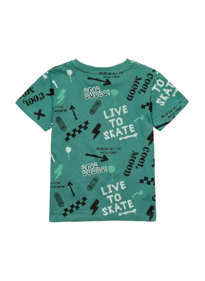 مينوتي Boys Classic T-Shirt With Print