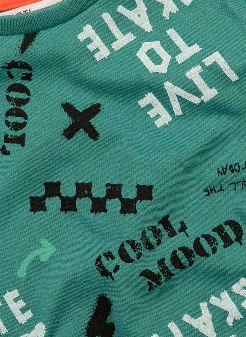 مينوتي تي شيرت كلاسيكي للأطفال بأكمام قصيرة ورقبة دائرية - Image 3