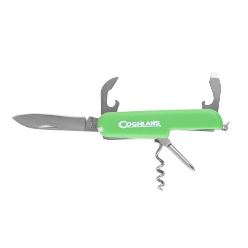 Coghlan's 5-Function Camp Knife with Stainless Steel Blade, Compact Folding Multi Tool for Camping, Survival, Outdoor Adventures, Portable and Durable Design, - Image 3