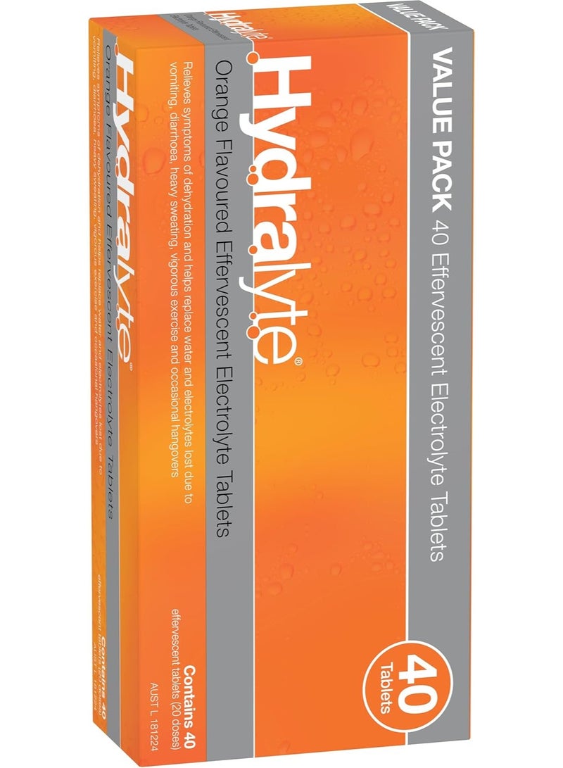 هيدراليت أقراص هيدرا لايت الفوارة - برتقال  40 حبة - Image 1