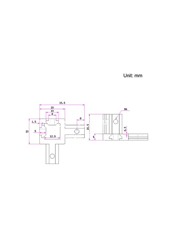 PROMASS promass 8PCS Black 3 Way End Corner Bracket with Screws for 6mm T-Shape 2020 Series Aluminum Extrusion Profile (3-Way Corner Bracket-Black)  - Image 3