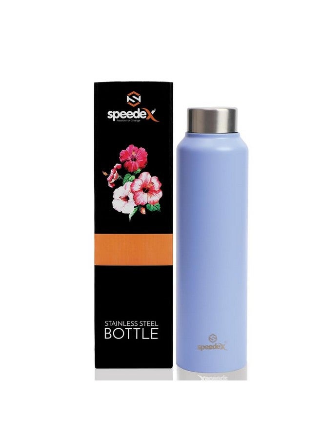 Speedex Stainless Steel Pastel Purple Water Bottle 1 Litre with Screw Cap | Leak Proof & BPA Free | Fridge Safe Bottle for School, Gym, Office | For Boys, Girls, Men, Women, Kids - Image 1