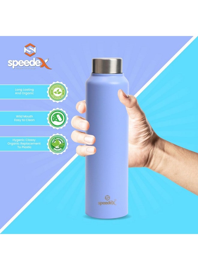 Speedex Stainless Steel Pastel Purple Water Bottle 1 Litre with Screw Cap | Leak Proof & BPA Free | Fridge Safe Bottle for School, Gym, Office | For Boys, Girls, Men, Women, Kids - Image 2